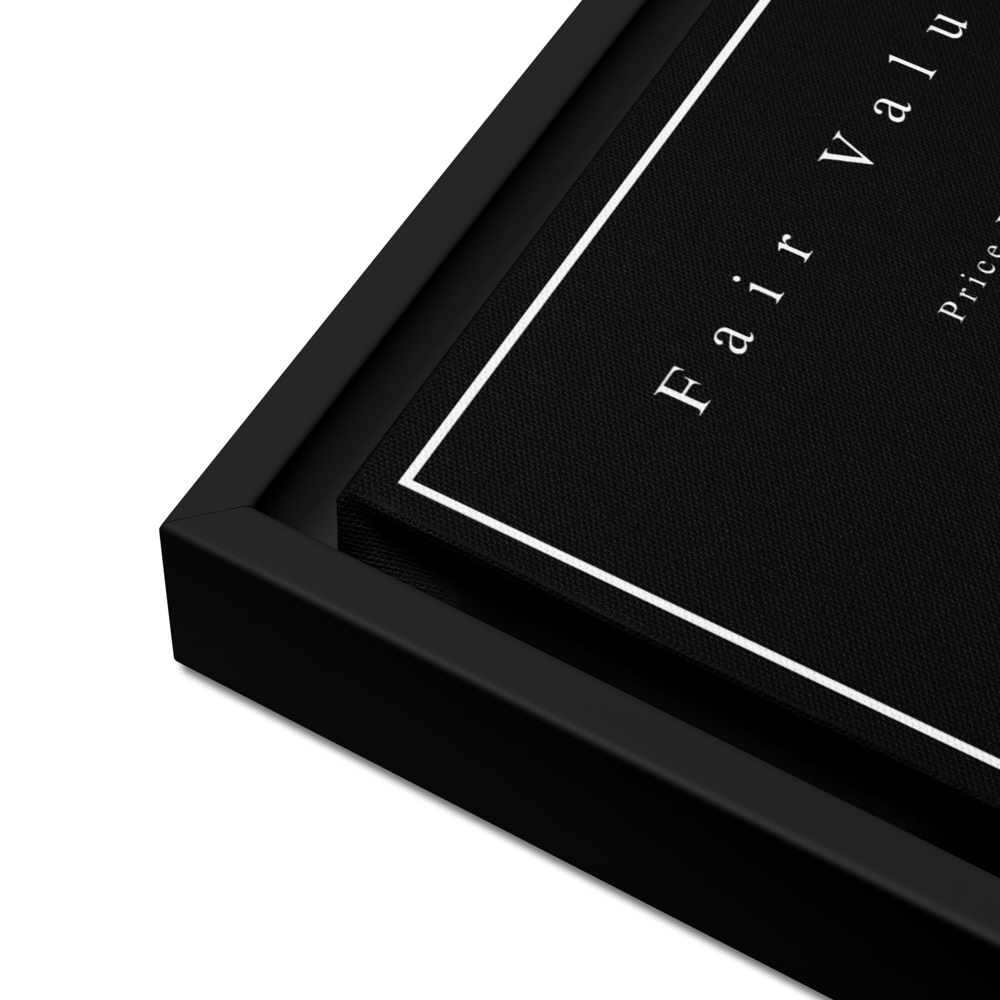Fair Value Gap - Noir Edition | Galerie